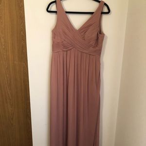 Azazie Oceana Bridesmaid Dress Dusty Rose A12